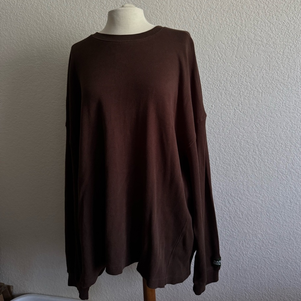 Daily Drills Brown Long Sleeve Thermal